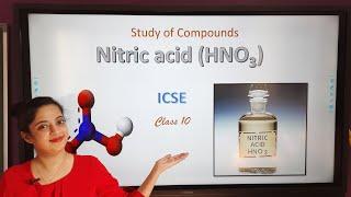 Nitric acid- ICSE Class 10 Chemistry