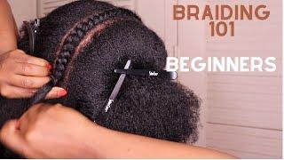 Learn Exactly How to Braid Your 4C Hair Girl | REAL TIME tutorial