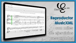 Welcome to Clave de Mi 2.0!  The MusicXML Player for interactive sheet music