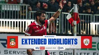 Wrexham vs. Barnsley: Extended Highlights | EFL League One | CBS Sports Golazo