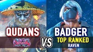 T8  QUDANS (Heihachi) vs BADGER (Top Ranked Raven)  Tekken 8 High Level Gameplay