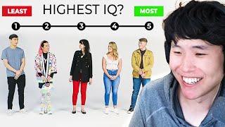 Ranking strangers IQ based on first impressions