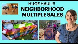 Epic Neighborhood Yard Sale Haul!