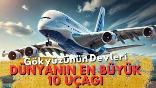 Gökyüzünün Devleri: Dünyanın En Büyük 10 Uçağı!