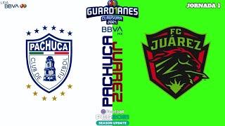 PACHUCA vs JUÁREZ | RESUMEN 1-1 | Jornada 1 Liga MX GUARDIANES 2021