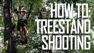 HOW TO SHOOT A TRADITIONAL BOW FROM A TREESTAND | Traditional Bowhunting | The Push Archery