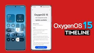 Oneplus OxygenOS 15 Android 15 : Beta Update (Timeline)