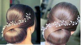 Cute and Easy BRIDAL HAIRSTYLE.  Hairstyle 2021