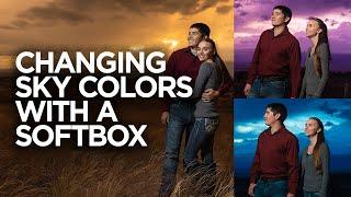 Changing Sky Colors Using A SoftBox and Gels