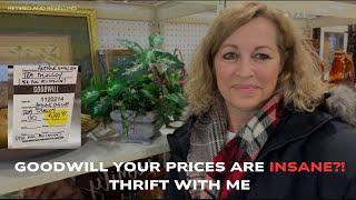 Goodwill: Your Pricing is INSANE?! A Cart was $499.99 - Thrift with Me!