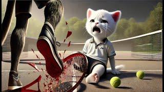 CatFight for Tennis Dream #aicatstory #cat #catlover #cutecat