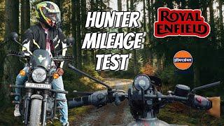 royal enfield hunter 350 mileage test || kitna milega deti h 350 cc bike || #royelenfield