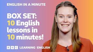 BOX SET: English In A Minute 24 – TEN English lessons in 10 minutes!