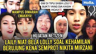 Hujatan Netizen Laily Niat Bela Lolly Soal Kehamilan Berujung Kena Semprot Nikita Mirzani