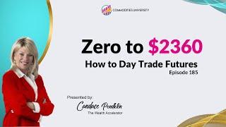 How to Day Trade Futures l From Zero to $2360