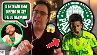 TOMA!️ CASAGRANDE E MAURO CESAR DEFENDEM ESTEVÃO DO PALMEIRAS ELE TEM DIREITO DE SER FÃ DO NEYMAR!