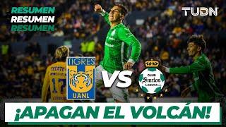 Resumen y goles | Tigres vs Santos | Copa por México 2022 | TUDN