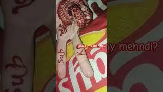 eid ki mehndi lag gai || Nooreharam #eidmehndidesign #eid2023 #shortviral