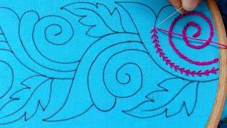 So attractive nakshi kantha hand embroidery,lindo tutorial de bordado,تعليم الخياطة رهيب,कढ़ाई काम