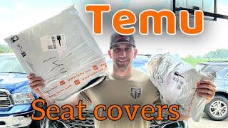 Temu Seat covers on the cheap! Installed in a 2021 Ford Explorer #review #fitted #temu #car