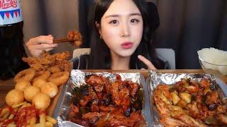  바삭바삭 한국식 치킨 먹방! 치즈볼까지 - 푸드러버 (Food Lover)