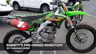 Babbitt's Pre-Owned | 2017 Kawasaki KX250F Team Babbitt's Race Bike