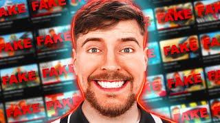 Every Video Faked By MrBeast  (The MrBeast Saga)