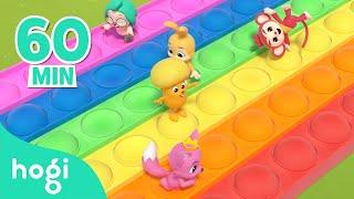  Colorful Valentine's Day with Hogi ｜Learn Colors with Pop It + More｜Colors for Kids｜Hogi Colors