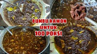 RESEP BUMBU RAWON UNTUK 100 PORSI