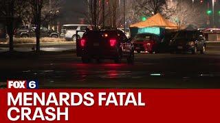 Menards fatal parking lot crash; employee struck by co-worker | FOX6 News Milwaukee