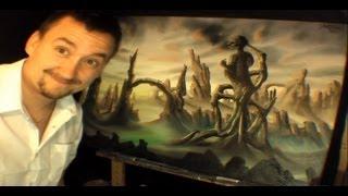 Surreal Oil Painting Time Lapse