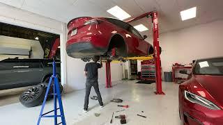 Behind the Scenes @ T Sportline - Everyday Tesla Upgrades & Custom Builds! Model Y Lift Kit Overland