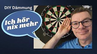 Dartboard dämmen für 14 Euro: So gut wie teure Lösungen?