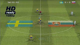 PES 6 - Slovakia vs Sweden [Gameplay 1080p 60fps]