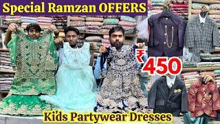 Special Ramzan Kids Partywear Dresses ₹450 Boys Coat Kurti Salwar Girls Pakistani Garara Plazo Gowns