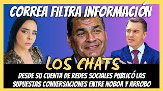 #envívo  CORREA FILTRA CHAT/ LA VOZ DEL PUEBLO