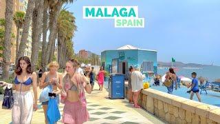 Malaga, Spain  - Summer 4K HDR Walking Tour