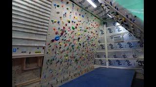 The Forearm Farm! Home Climbing Wall