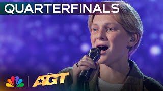 Reid Wilson Sings "Almost Is Never Enough" By Ariana Grande | Quarterfinals | AGT 2024