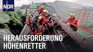 Spezialeinsatzgruppe Höhenrettung der Hamburger Feuerwehr | Die Nordreportage | NDR Doku