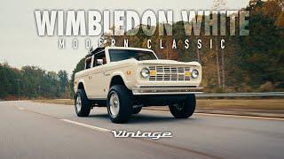 Wimbledon White Modern Classic by Vintage