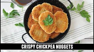 Got Canned Chickpeas? Make these CRISPY Chickpea Nuggets