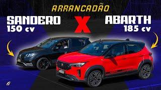 SANDERO R.S. X PULSE ABARTH NA ARRANCADA! Qual ESPORTIVO DO POVO leva a melhor?