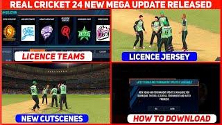 Real Cricket 24 New Update Finally | Real Faces, Jersey & Teams | Rc24 New Update Gameplay 2025