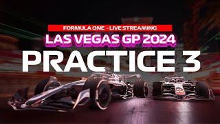 LIVE F1 Data Las Vegas GP 2024 Strip Circuit Practice 3  + Formula 1 Commentary