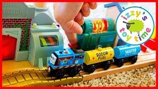 Thomas and Friends Battery Charging Station! Fun Toy Trains