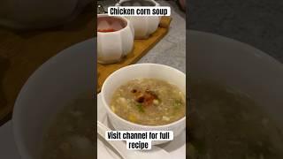 Chicken corn soup by Uzma’s kitchen #pakistan #recipe #uzma'skitchen #chickencornsoup