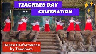 Dance Performance by Teachers on Teachers Day Celebration