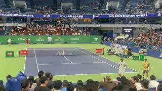 Novak Djokovic vs Zhang Zhizhen Practice Tiebreak 7-5