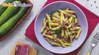 Pennette con speck e zucchine